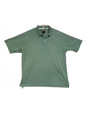 Adidas Climalite Stretch Polo Shirt Mint Green Performance Golf Top Mens Large